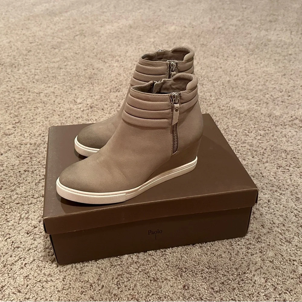 Linea Paolo Frieda - L zip up wedges with sneaker bottom - Picture 3 of 8